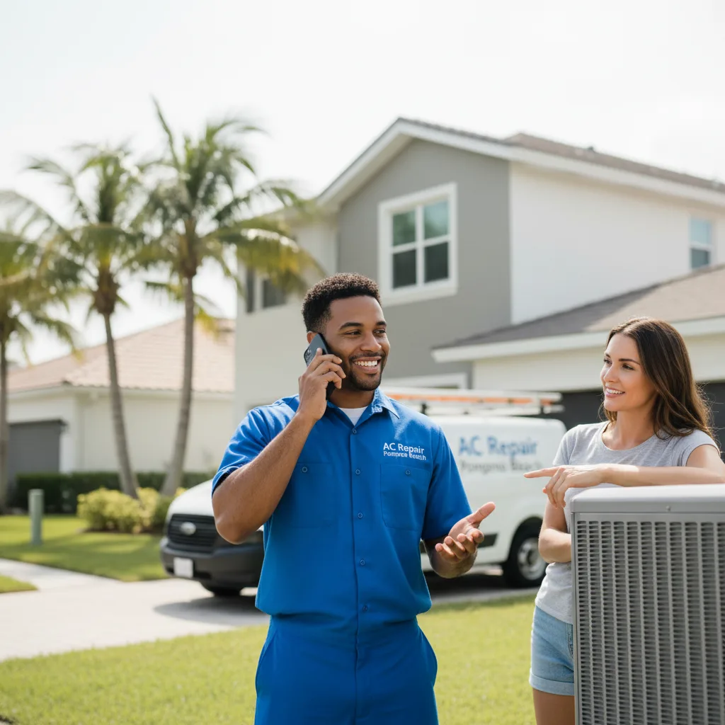 AC Repair Pompano Beach customer support in Fort Mcdowell